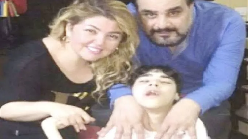 رسالة مؤثرة من مها احمد لابنها وهو على فراش