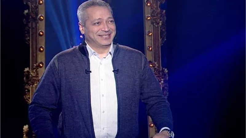 تامر امين ينفعل على الهواء من شيخ الحارة 