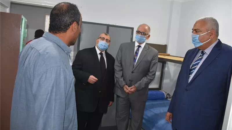 جامعة السادات تستقبل ٤٣٥ مصرياً من العائدين من الخارج.فيديووصور
