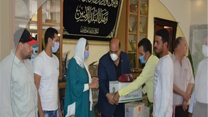 عشماوي يستقبل وفدا من المسئولية الاجتماعية بالمصرف المتحد