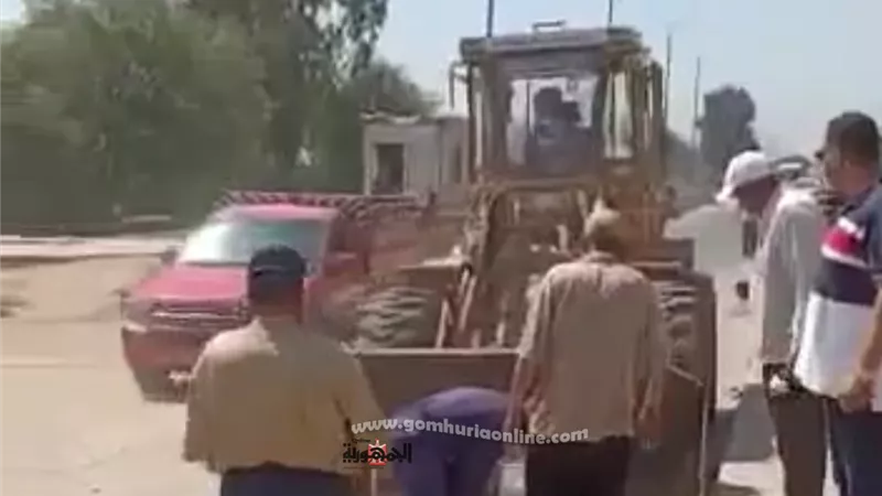 فاروق: فتح طريق الزقازيق بلبيس وتجميل مدخل القنايات والتحفظ على جرار زراعى بمقطورة