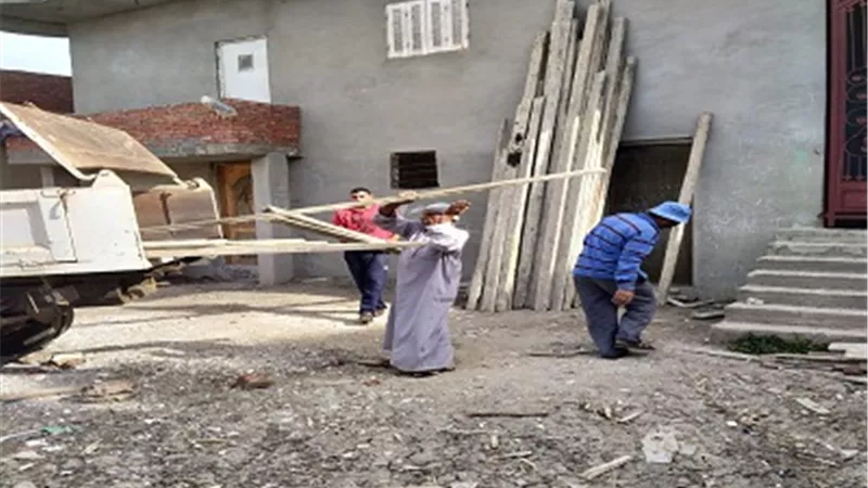 التصدي بكل حسم للبناء المخالف في كفر الشيخ
