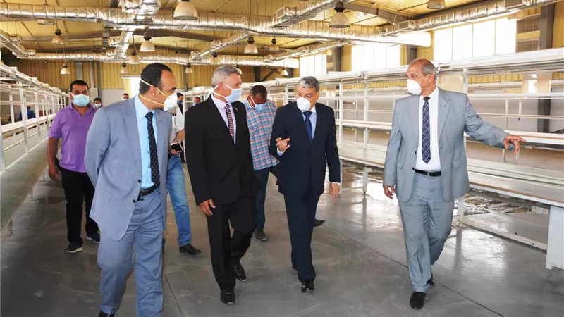 وفد تنمية الصعيد يزور مشروعات المنيا