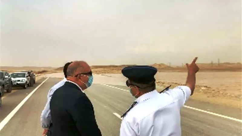 أمطار غزيرة و عواصف رعدية فى جميع مراكز قنا