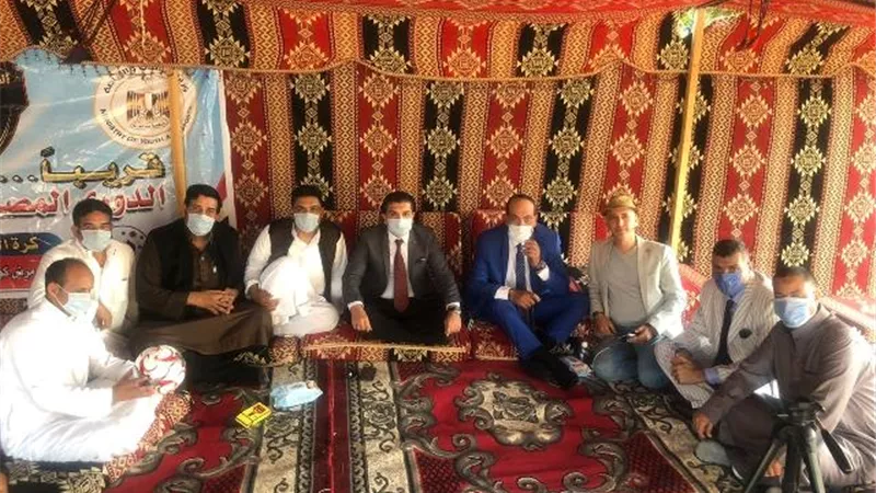 رئيس الاتحاد المصري للميني فوتبول... يتفقد مقر منطقة مرسي مطروح