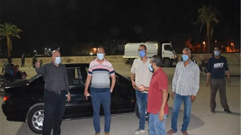 حملة نظافة وتطهير بشوارع الاقصر بقيادة السكرتير العام