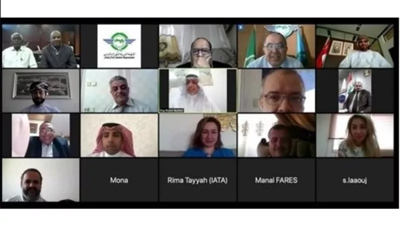 انعقاد أول اجتماعات لجنة النقل الجوي بالمنظمة العربية للطيران عبر الفيديوكونفراس