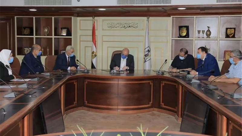 توصيل الصرف الصحي لصفط العرفا في بني سويف بالمشاركة المجتمعية