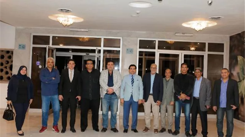 رئيس الاتحاد المصري للميني فوتبول يشكر خالد لطفي مؤسس منطقه الاسماعيلية