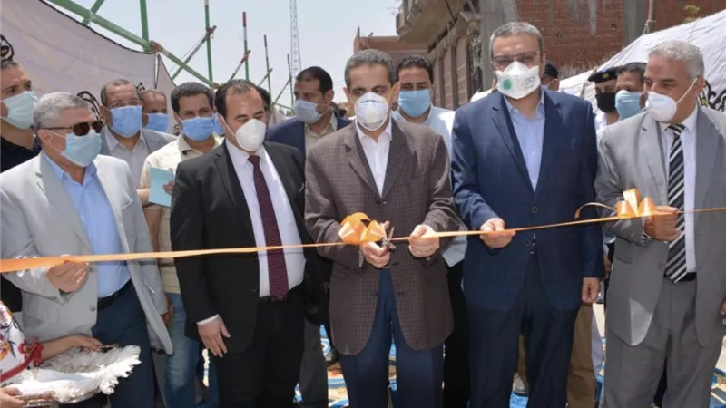 محافظ الغربية ونائبة يفتتحان محطتين للصرف الصحى بقريتي ابو جاعور وكفر المنشي بتكلفة 70 مليون جنيه