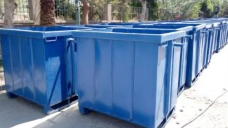 صناديق جديده للقمامة بشوارع القاهرة
