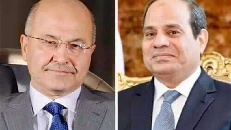 الرئيس السيسى يتلقى اتصالاً هاتفياً من نظيره العراقى للتهنئة بحلول عيد الفطر المبارك