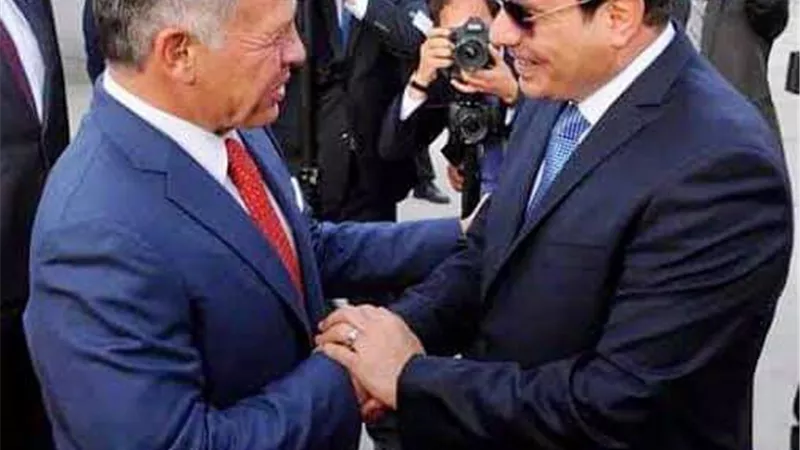 عاهل الأردن يهنئ الرئيس السيسي بحلول عيد الفطر المبارك