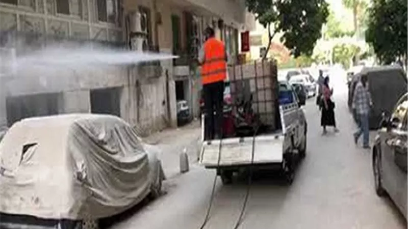حملة لتطهير المستشفيات بحي الدقي
