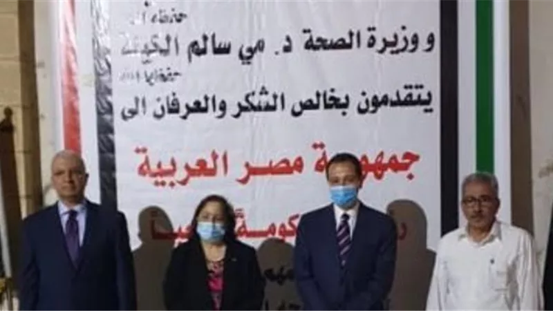 بالصور.. وزارة الصحة الفلسطينية برام الله تستلم شحنة مستلزمات طبية مصرية