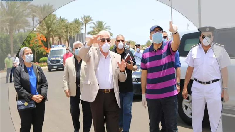 مدبولي وفوده تفقدا المشروعات بمدينة شرم الشيخ