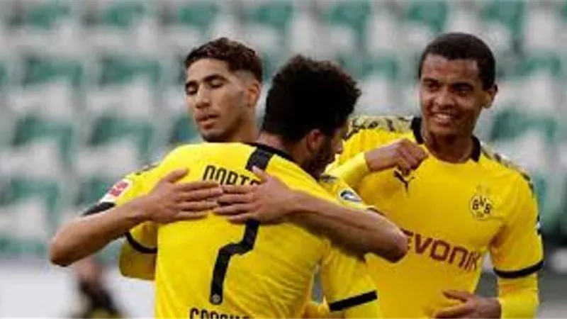 حكيمى يقود دورتموند لتجاوز عقبة فولفسبورج ..فيديو