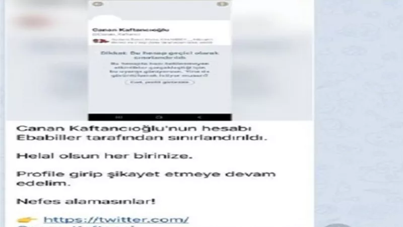 الحزب الحاكم التركي يغلق حساب المعارضة جانان كفتانجي على تويتر