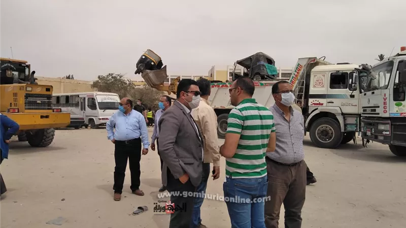 رئيس جهاز مدينة 6 أكتوبر يقود حملة لإزالة التعديات ورفع الإشغالات... صور