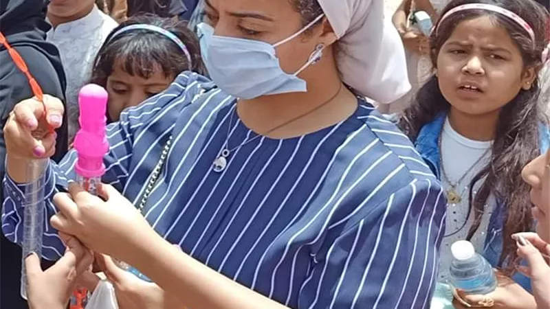 نائب محافظ جنوب سيناء تشارك اطفال شرم الشيخ والوديان فرحتهم بعيد الفطر المبارك
