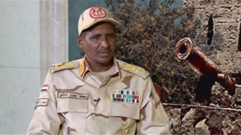 حميدتى: رفض زيارة وزير خارجية قطر للسودان لعدم إبلاغنا بها مسبقا
