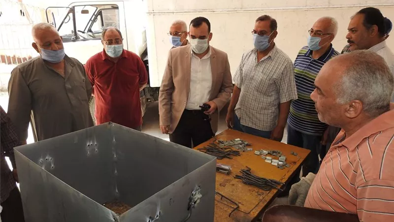تجهيز صناديق خاصة لإمتحانات الثانوية العامة بالمنوفية