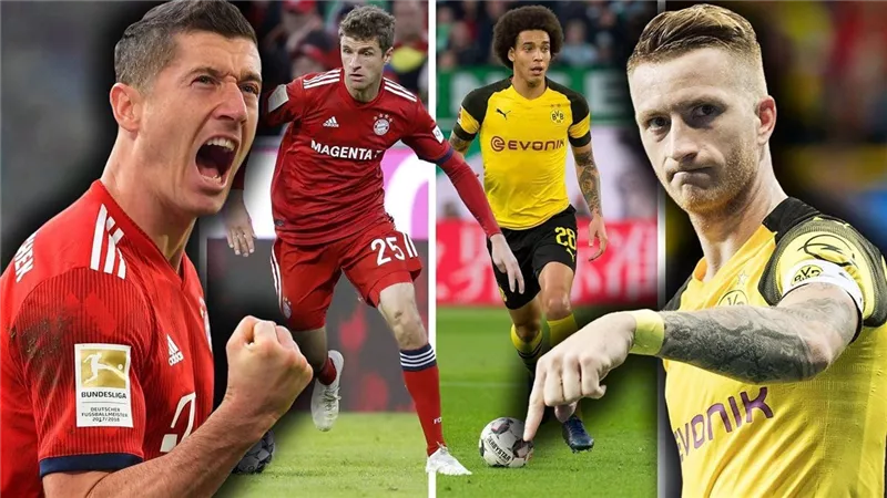 الكلاسيكو الألمانى.. البايرن يفوز على دورتموند ويقترب من حسم اللقب