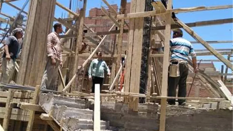 تحرير 9 محاضر بناء مخالف في حملة بمركز أسيوط...صور