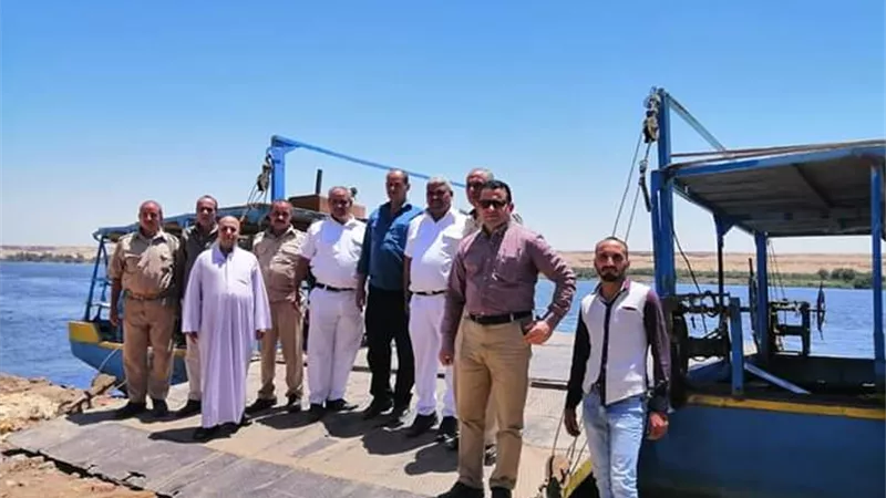 التفتيش على المعديات النيليه ببنى سويف