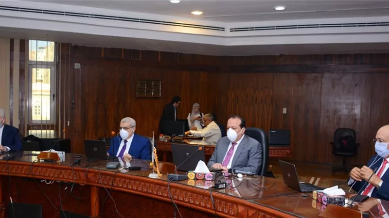 بدء فاعليات المؤتمر الافتراضى الدولى الاول لجامعة طنطا