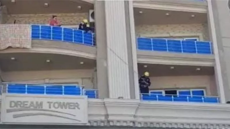 الحماية المدنية بالإسكندرية تنجح في إنقاذ قط سقط من شرفة.. وصاحب البلاغ: مصر دى ولا أوروبا