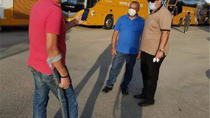 ٢٧٦ مواطنا من العائدين من الامارات يغادرون بورسعيد بعد انتهاء الحجر الصحي