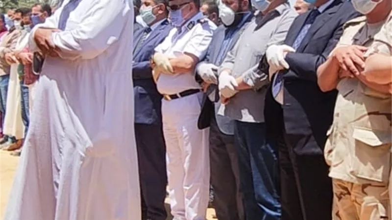 محافظ البحيرة يتقدم جنازة الجندى احمد عبد الكريم شهيد الواجب