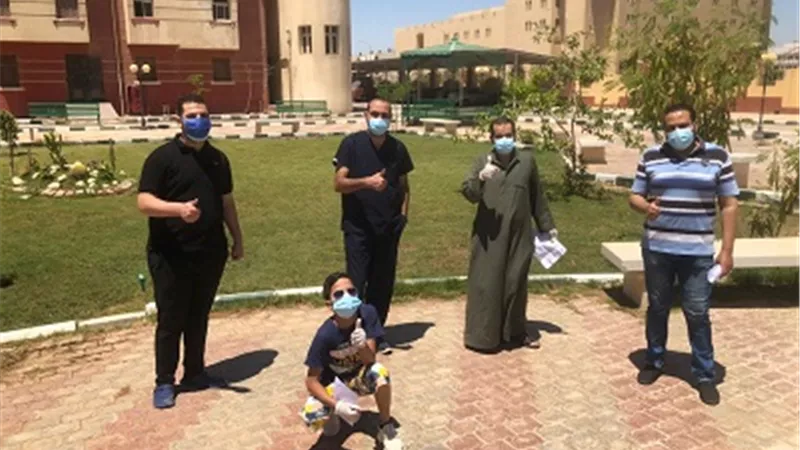 نعافى ٩٢ مريضا بالمدينه الجامعيه ببنى سويف