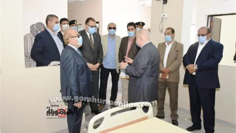 محافظ الشرقية: تجهيز مستشفى التأمين الصحى بالعاشر لاستقبال حالات كورونا