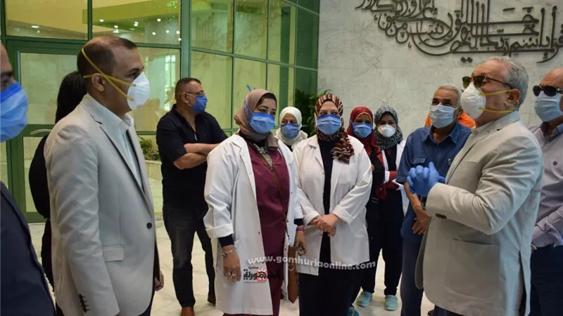 محافظ الأقصر يتفقد جهود مكافحة كورونا بالمستشفيات