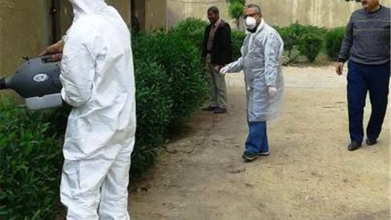 بيطرى الشرقية تنفذ 489 حملة تطهير وتعقيم للوقاية من كورونا خلال يومين صور