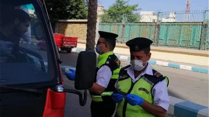 الشرقية تغرم 167سائقا لعدم الإلتزام بإرتداء الكمامة لمواجهة كورونا صور