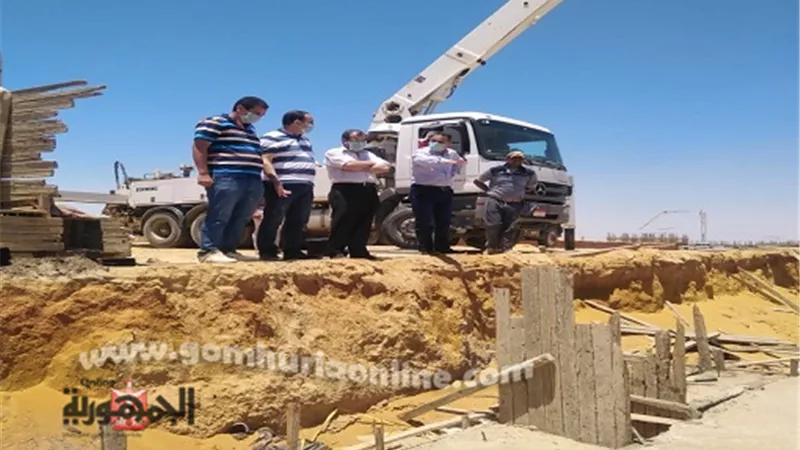 رئيس جها بدر يتفقد سير العمل بمشروع الإسكان الاجتماعى بمنطقة حدائق العاصمة