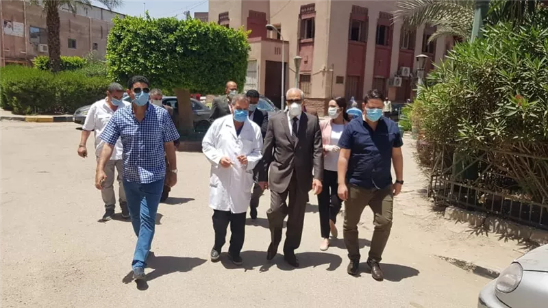 محافظ القاهرة يتفقد مستشفى منشية البكرى لمتابعة توافر المستلزمات الطبية