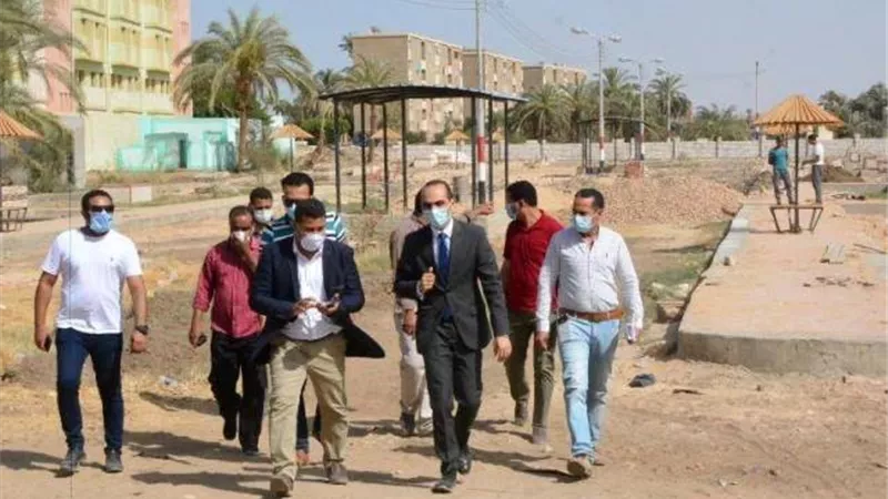 نائب محافظ سوهاج يتفقد اعمال خطة المبادرة الرئاسية 