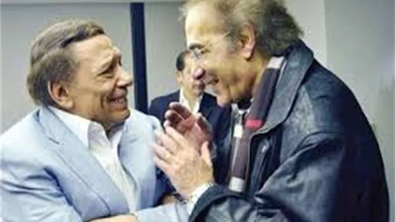 سر خلاف محمود ياسين والزعيم