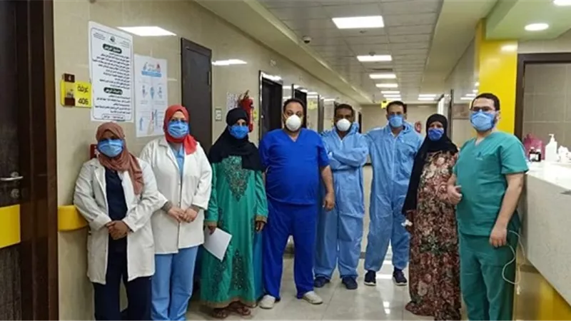 خروج 7 حالات من مستشفى العزل بإسنا جنوب الأقصر بعد تعافيها من فيروس كورونا