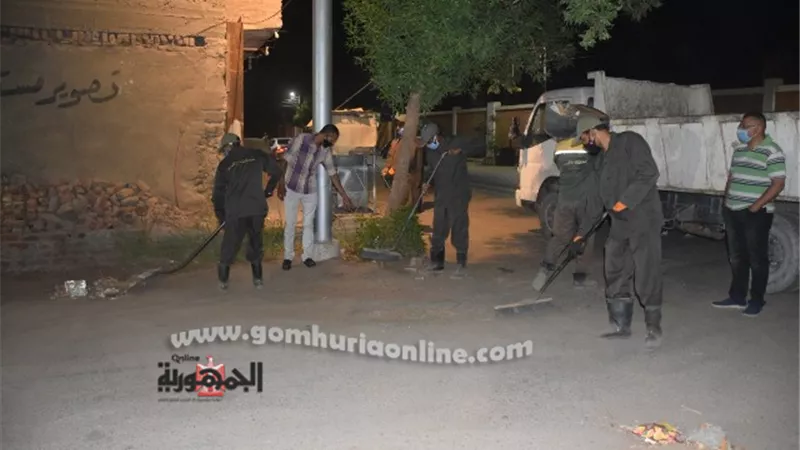 حملة نظافة موسعة بالأقصر بقيادة السكرتير العام