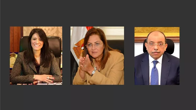 وزراء التخطيط والتعاون الدولي والتنمية المحلية يتابعون الموقف التنفيذى لتنمية الصعيد