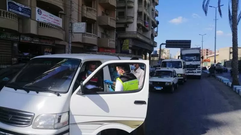 8 آلاف جنيه غرامات فورية من سائقى الشرقية لعدم ارتداء الكمامات الواقية