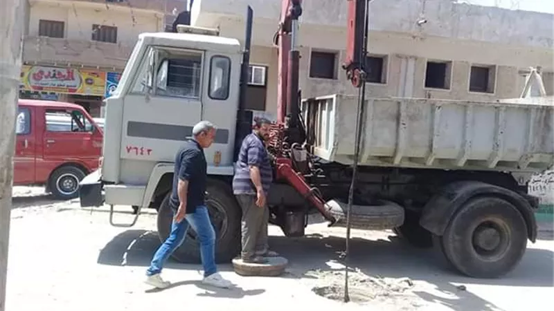 استغاثة الى محافظ المنوفية : إصلاح خط الصرف الصحي قبل رصف شوارع منوف