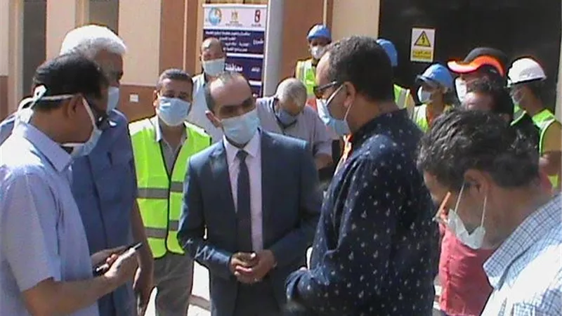 نائب محافظ سوهاج يتفقد مشروعات برنامج التنمية المحلية لصعيد مصر