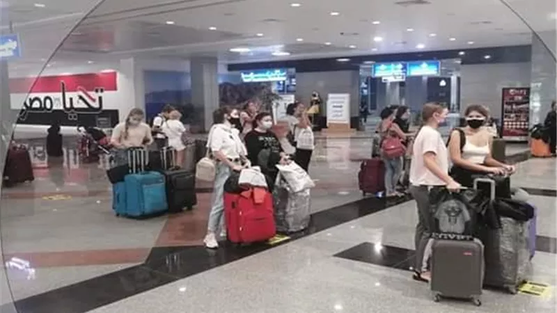 السائحون والزائرون الاوكران يوجهون الشكر لقيادات محافظة جنوب سيناء