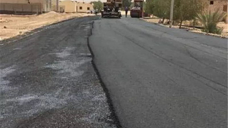 8 مليون جنيه لتطوير طرق ومداخل باريس في الوادى الجديد